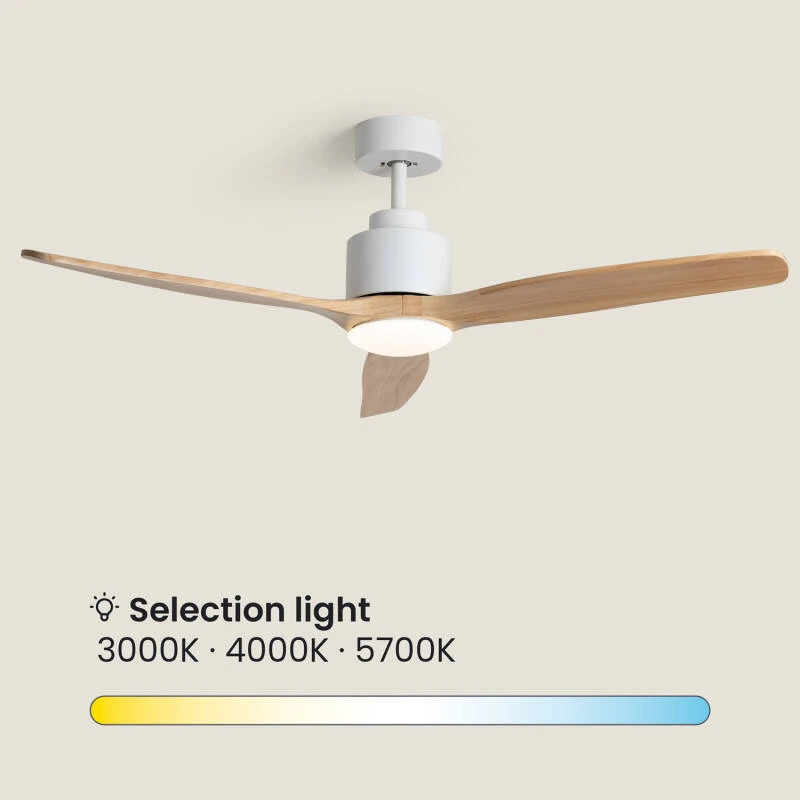Fluisterstille plafondventilator Henrik Ø132cm – Afstandsbediening & Timer - Afbeelding 5
