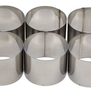 Cosy & Trendy Kookringen RVS ø 7 cm - 6 Stuks