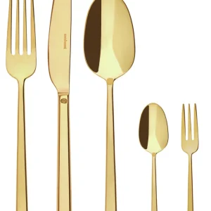 Sambonet Bestekset Rock - Goud - 60 delig / 12 personen