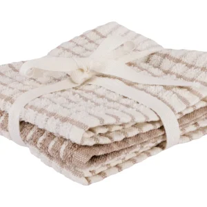 Cosy & Trendy Vaatdoekjes Stoff Sand 30 x 30 cm - 3 Stuks