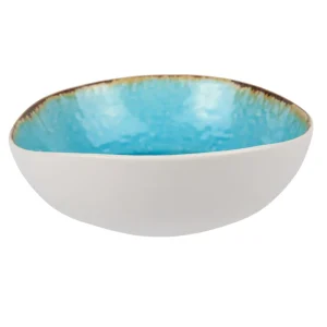 Cosy & Trendy Schalen Organic Laguna Azzurro 19 x 18 cm - 4 Stuks