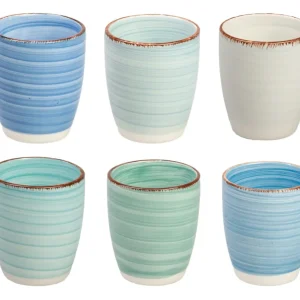 Cookinglife Koffiekopjes / Senseo Kopjes - Delice Blauw 180 ml - 6 stuks