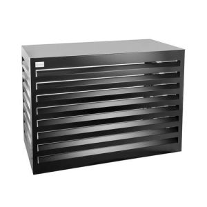 Evolar Evo-cover omkasting Large zwart aluminium gepoedercoat 1100 x 1200 x 650 mm