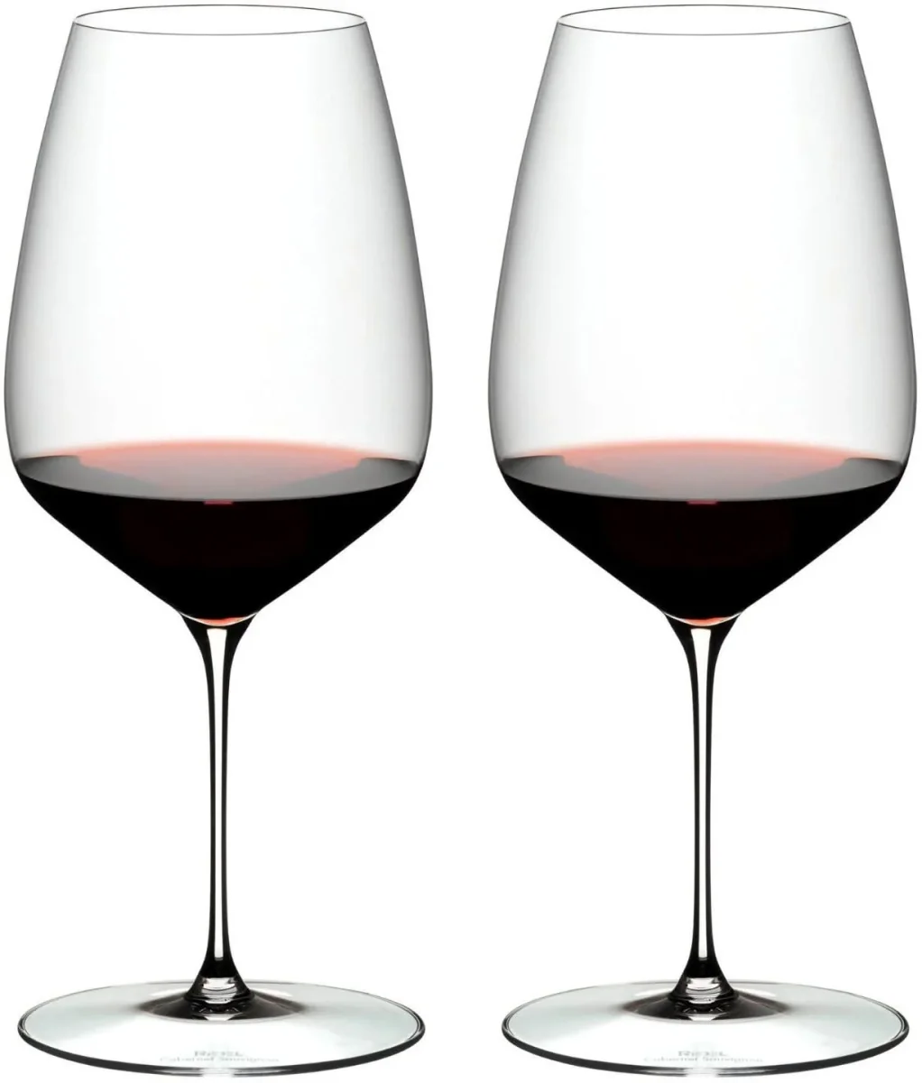 Riedel Rode Wijnglazen Veloce - Cabernet Sauvignon / Merlot - 829 ml - 2 stuks