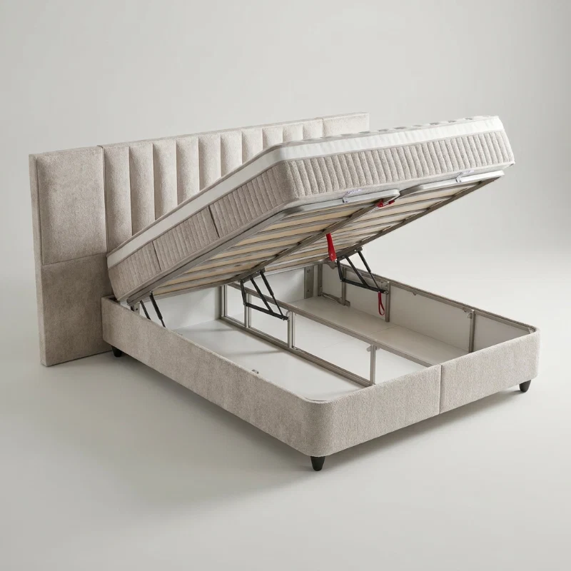 Boxspring met opbergruimte - Penelope - Afbeelding 7