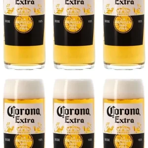 Corona Bierglazen 330 ml - 6 stuks