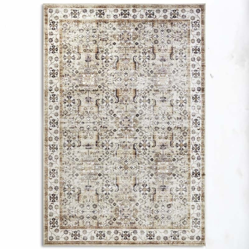 Vloerkleed Saveh - Creme/goud