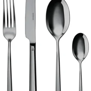 Sambonet Bestekset Linear - Zwart - 24 delig / 6 personen